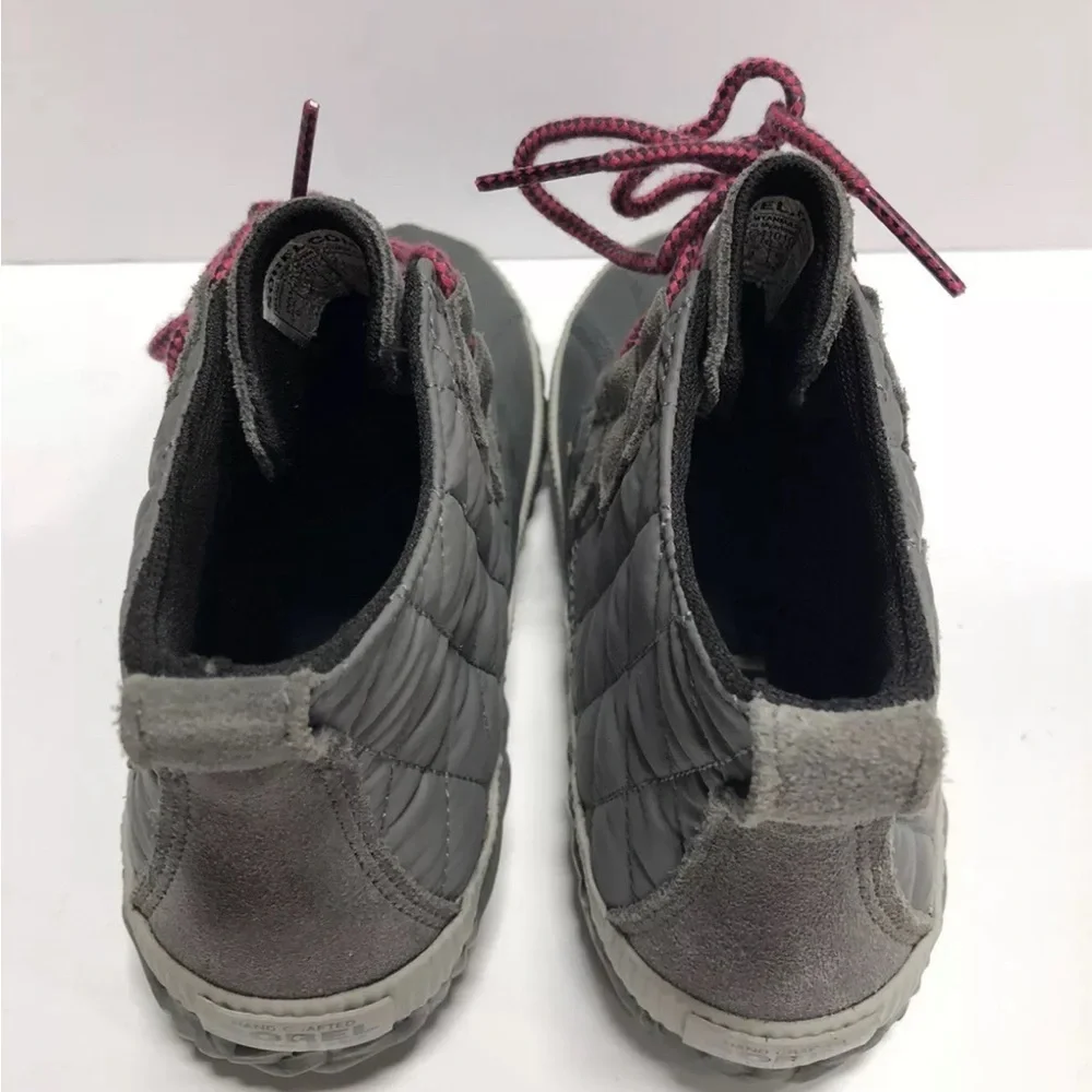 Sorel Women's Out N About Plus, Waterproof Gray Boots, Size 6M